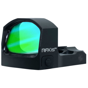 Viridian 981-0019 RFX 15 Black 1x 17x24mm Green Dot Reticle Multi Platforms Shield Footprint