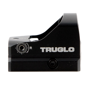 TruGlo TG8100B TruTec Micro Matte Black 23x17mm 3 MOA Red Dot Reticle