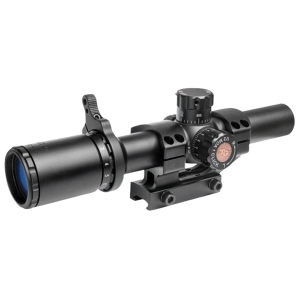 TruGlo TG8516TL TruBrite 30 Black Anodized 1-6x24mm 30mm Tube Illuminated Duplex Mil-Dot Reticle, Rifle Scope