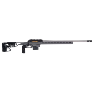 Savage Arms 57561 110 Elite Precision 300 PRC 30 in 5+1 Matte Black/ Gray Cerakote/Black Polymer/Optic Ready *Self timing taper aligned muzzlebrake (Short Action Calibers Only), Rifle