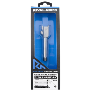 Rival Arms RARA22G302D Essential V2 Drop-In Barrel 9mm Luger 3.41 in Stainless Steel Finish & Material with Threading for Glock 43