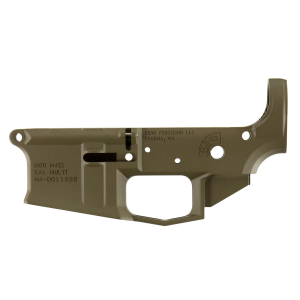 Aero Precision APAR600002C M4E1 Receiver Multi-Caliber FDE Cerakote Finish 7075-T6 Aluminum Material with Mil-Spec Dimensions for AR-15