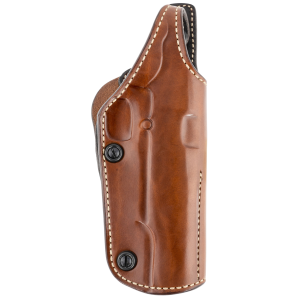 Galco PHX126 Phoenix OWB Tan Leather Belt Slide Fits S&W N Frame Fits 4 in Barrel Right Hand, Holster