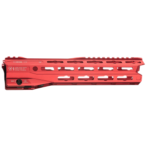 Strike Industries GRIDLOKLITE11RED GridLok Lite with Quick Rail Detach System 11 inL 1.57 inD M-LOK Red Aluminum for AR-15