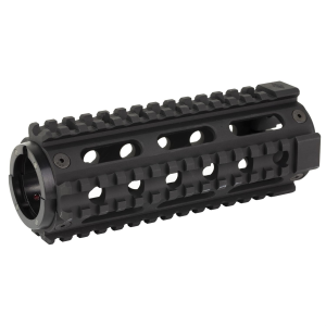 Yankee Hill Machine Co Carbine Handguard, 2 Piece, Fits Colt AR-15s with Carbine Length Gas Systems and Fixed Front Sight Gas Block, Anodized Finish, Black YHM-9670-C