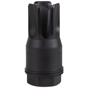 Sig Sauer SL55612X2825DEGF Clutch-Lok QD Flash Hider Black Stainless Steel with 1/2 inx28 tpi 2.10 in OAL for 5.56mm Sig Taper Lok Barrels
