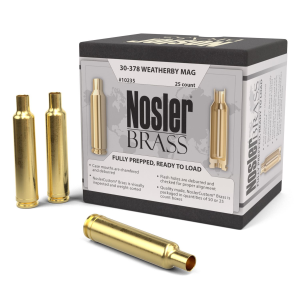 Nosler 10235 Rifle 30-378 Weatherby Magnum Brass 25 Per Box