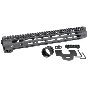 MIDWEST INDUSTRIES INC MISLH14 Slimline AR-15 6061 Aluminum Black Hard Coat Anodized 14 in