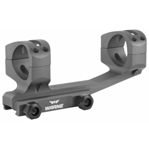 Warne Generation 2 Mount XSKEL30TG, 30mm, Fits AR Rifles, Extended Skeletonized, Grey Finish XSKEL30TG