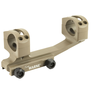 Warne Generation 2 Mount, 1 in, Fits AR Rifles, Extended Skeletonized, Dark Earth Finish XSKEL1DE