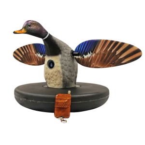 Mojo Outdoors HW2494 Elite Series Drake Floater Mallard Species Multi Color Plastic Features Remote Control Decoy