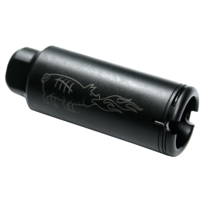 Noveske 5000519 KX5 Flash Suppressor 5.56mm 1.2 in Dia 1/2x28 tpi Black Nitride