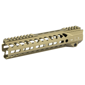Strike Strike Rail M-LOK Handguard SI-StrikeRail-10-FDE, Fits AR15, 10 in, Anodized Finish, Flat Dark Earth SI-StrikeRail-10-FDE