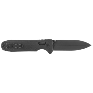 S.O.G SOG12610157 Pentagon XR 3.60 in Folding Spear Point Plain Black TiNi Cryo CTS XHP Blade/Blackout G10 Handle Includes Pocket Clip, Knife