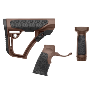Daniel Defense 2810206145011 Collapsible Buttstock, Pistol Grip/Vertical Foregrip AR-15 Mil Spec +