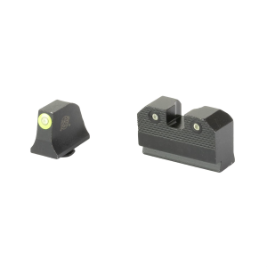 XS Sights R3D 2.0, Suppressor Height Night Sight, For Glock 17/19/22/23/24/26/27/31/32/33/34/35/36, Green Front Outline, Green Front/Rear Tritium GL-R204P-6G