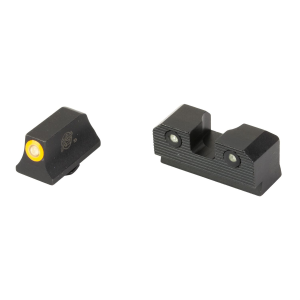 XS Sights R3D 2.0, Suppressor Height Night Sight, For Glock 43, Orange Front Outline, Green Front/Rear Tritium GL-R206P-6N