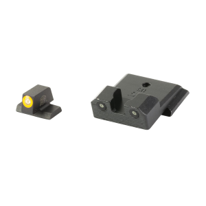 XS Sights R3D 2.0, Tritium Night Sight, Fits S&W M&P Shield OR, Orange Front Outline, Green Tritium Front/Rear SW-R204P-6N