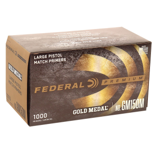 Federal GM150M Gold Medal Premium Multi Caliber, Handgun 1000 Per Box/5 Case