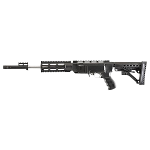Archangel AA556RNB AR-15 Style Conversion Stock Black Synthetic 6 Position Collapsible for Ruger 10/22 (No Bayonet)