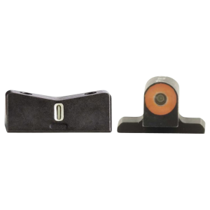 XS Sights SI0014S5N DXT2 Big Dot Night Sights-Sig Sauer Black | Green Tritium Orange Outline Front Sight Green Tritium White Outline Bar Rear Sight