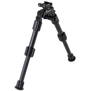 Caldwell 1082222 Accumax Premium Pic Rail Bipod 9-13 in Black Carbon Fiber