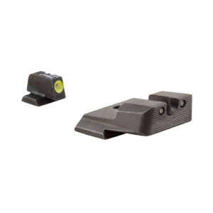 Trijicon 600558 HD Night Sights- Smith & Wesson M&P/ SD9/ SD40 Black | Green Tritium Yellow Outline Front Sight Green Tritium Black Outline Rear Sight