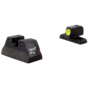 Trijicon 600596 HD Night Sights- H&K USP Black | Green Tritium Yellow Outline Front Sight Green Tritium Black Outline Rear Sight
