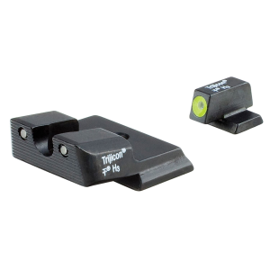 Trijicon 600721 HD Night Sights-Smith & Wesson M&P Shield Black | Green Tritium Yellow Outline Front Sight Green Tritium Black Outline Rear Sight