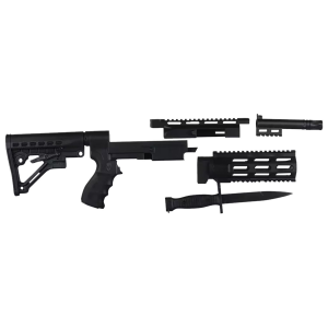 Archangel AA597R AR-15 Style Conversion Stock Black Synthetic 6 Position for Remington 597