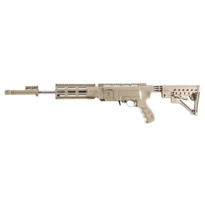 Archangel AA556RNBDT AR-15 Style Conversion Stock Desert Tan Synthetic 6 Position Collapsible for Ruger 10/22 (No Bayonet)