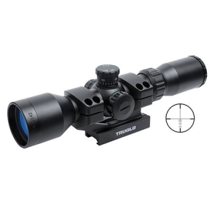 TruGlo TG8539TL TruBrite 30 Black Anodized 3-9x42mm 1 in Tube Illuminated Duplex Mil-Dot Reticle, Rifle Scope
