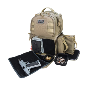 GPS Bags T1610BPT Tactical Backpack Tan 1000D Polyester 2Handguns