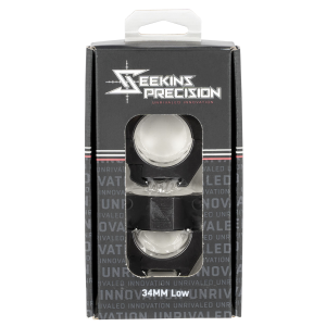 Seekins Precision 0010630002 Scope Rings Matte Black 34mm Low