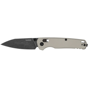 Kershaw 6105 Bel Air 3 Fold Reverse Tanto Plain Blackwash CPM MagnaCut Steel Blade, Bright Nickel Cerakote Aluminum Handle, Knife