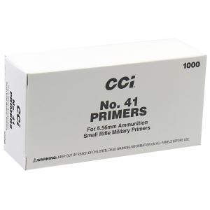 CCI 1 Mil-Spec No. 41 5.56x45mm NATO, Rifle 1000/Box