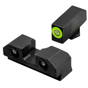 XS Sights GLR203P6G R3D 2.0 Night Sights fits Glock Black | Green Tritium Green Outline Front Sight Green Tritium Rear Sight