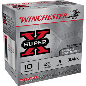 Winchester XBP10W Super X Blank 10Gauge 2.87 in 25 Per Bx/10 Case