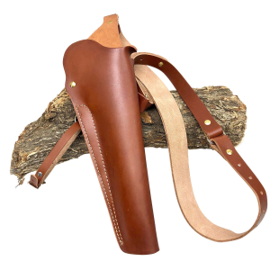 Hunter Company 1160 Hunter OWB Chestnut Tan Leather Shoulder Fits S&W 500 8.37 Barrel, Holster