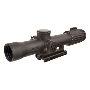 Trijicon 2400003 VCOG 1-8x 28mm Obj 109.20-13.10 ft @ 100 yds FOV Matte Black Finish LED Illuminated Red Segmented Circle w/Crosshair MRAD Dot, Rifle Scope