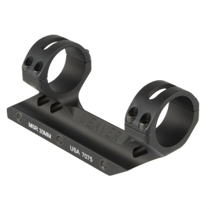Weaver MSR Mount 99680, 30mm, Aluminum, Fits Picatinny, Matte Finish, Black 99680