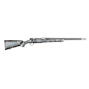 Christensen Arms 8010632200 Ridgeline FFT 7mm PRC 3+1 22 in Carbon Fiber Threaded Barrel, Burnt Bronze Cerakote Aluminum Receiver, Green w/Black/Tan Accents Fixed Sporter Carbon Fiber Stock, , Rifle