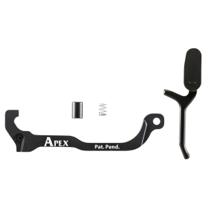 Apex Tactical 112031 Forward Set Sear & Trigger Kit Black Flat Trigger Drop-In, Fits Sig P320 Factory Upgraded