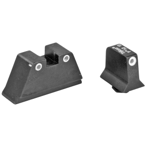 Trijicon Bright & Tough, Sight, Suppressor Height, Green Front with Yellow Rear, Fits Glock 17/19/22/23/26/27/31/32/33/34/35/37/38/39, Black GL201-C-600651