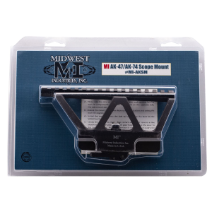 Midwest Industries MIAKSM MI AK Side Railed Scope Mount Black Hardcoat Anodized