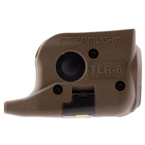 Streamlight 69278 TLR-6 Gun Light FDE 100 Lumens White LED/Red Laser Glock 42/43/43X/48