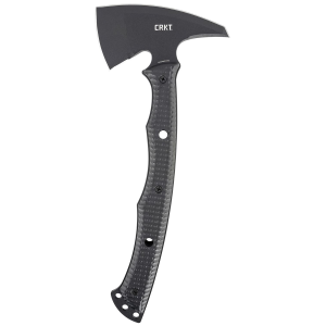CRKT 2725 Kangee T-Hawk 2.93 in Blade Axe w/Spike SK-5 Steel Blade Black Textured GRN Handle 13.75 in Long Tomahawk w/Spike