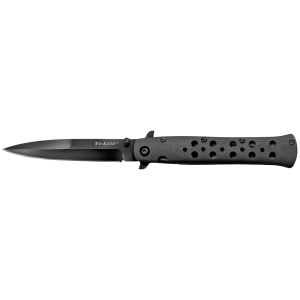 Cold Steel Ti-Lite CS-26C4, Folding Knife, Carpenter CTS XHP, Plain, Spear Point, Flipper/Pocket Clip, 4 in