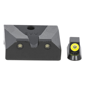 Meprolight USA 477873121 Hyper-Bright Green Tritium Yellow Outline Front Sight-Green Tritium Black Outline Rear Sight CZ Shadow 2