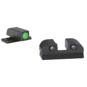 Sig Sauer Electro-Optics SOX10005 Xray3 #6 Green Front #6 Rear Square Notch Sig Sauer Tritium/Paint Green w/Green Outline Tritium/Paint Green w/Black Outline Black